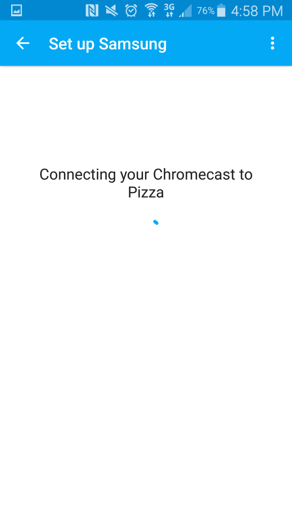 chromecast setup wifi disconnected